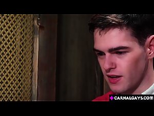 What begins as confession erupts into raw&comma; forbidden passion as the holy man claims his tight hole